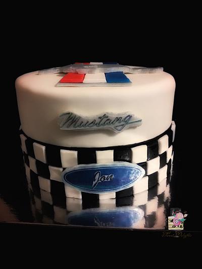 Mustang birthday cake  - Cake by Sweet Delights By Krystal 