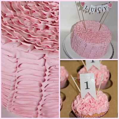 Pink and Frilly - Cake by Stef and Carla (Simple Wish Cakes)