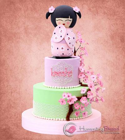 Kokeshi Doll - Cake by HummingBread