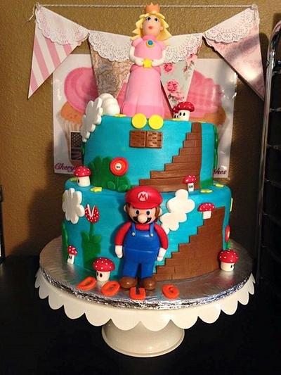 Super Mario  - Cake by Cherylshomemadecakes
