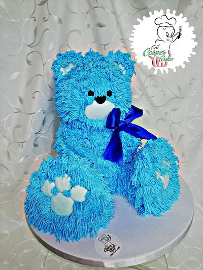 Blue teddy - Cake by Casper cake