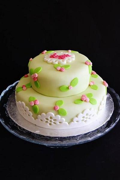 Christening Cake - Cake by Vania Costa