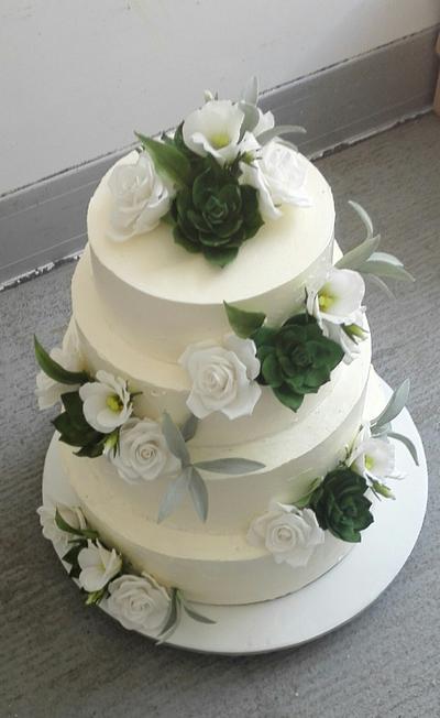 Wedding cake - Cake by Anka