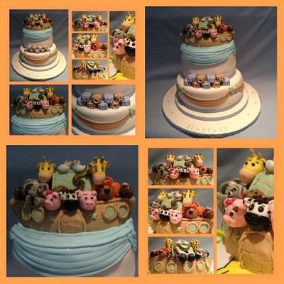 Noah's Christening cake - Cake by Rachael Osborne