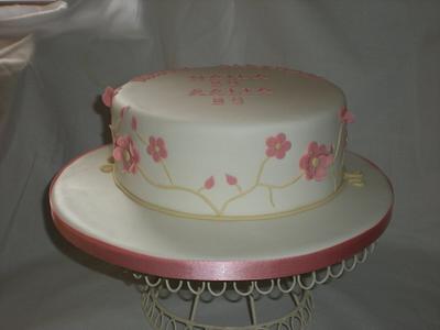 Pretty flowered cake - Cake by The Snowdrop Cakery