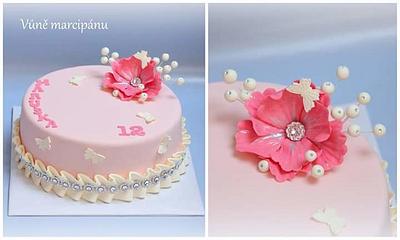 Soft Pink cake - Cake by vunemarcipanu