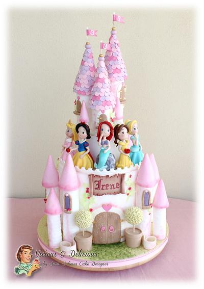 Princess castle cake - Cake by Sara Solimes Party solutions