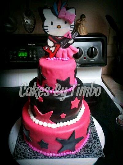 Hello kitty Rockstar! - Cake by Timbo Sullivan