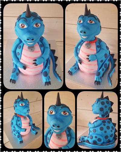 3D dino / dragon  - Cake by Gaabykuh