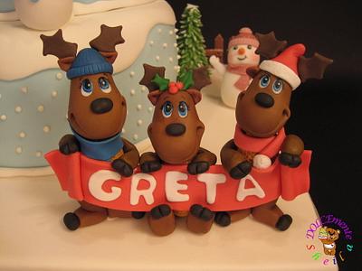 Funny reindeer - Cake by Sheila Laura Gallo