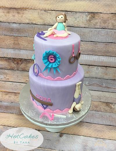 Gymnast Birthday  - Cake by HotCakes by Tara