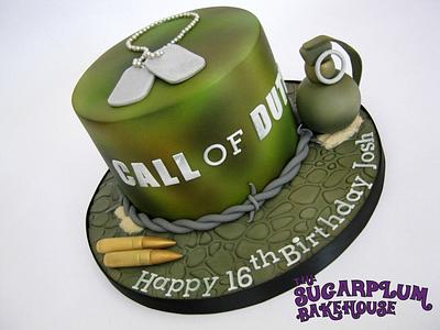 Call Of Duty 16th Birthday Cake - Cake by Sam Harrison