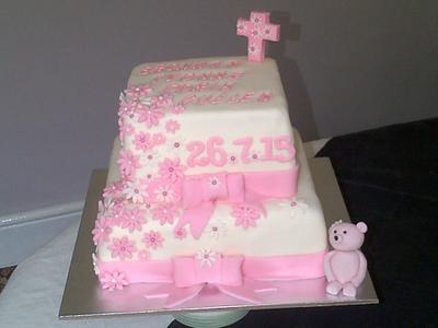 my first christening cake - Cake by helenlouise