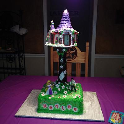Rapunzel  - Cake by NannyAndMe