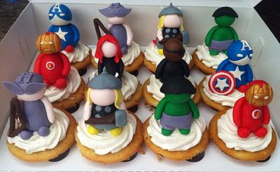 Avengers Cupcakes - Cake by The SweetBerry