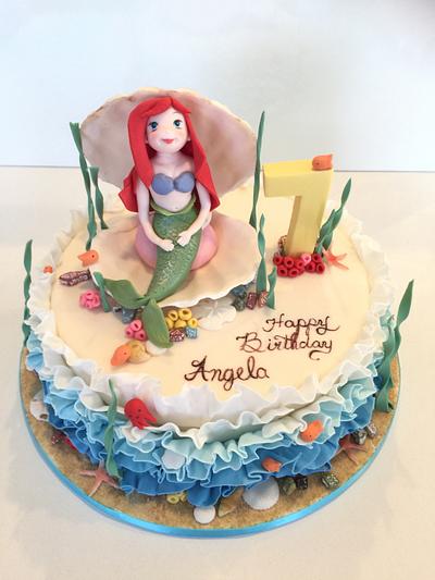 Mermaid Cake - Cake by Vancouver Sugar Arts