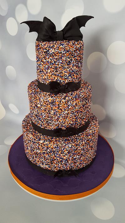 Bats and Sprinkles! - Cake by Candace Linen
