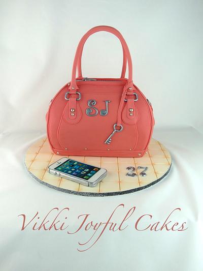 Handbag cake for my daughter Shannon - Cake by Vikki Joyful Cakes