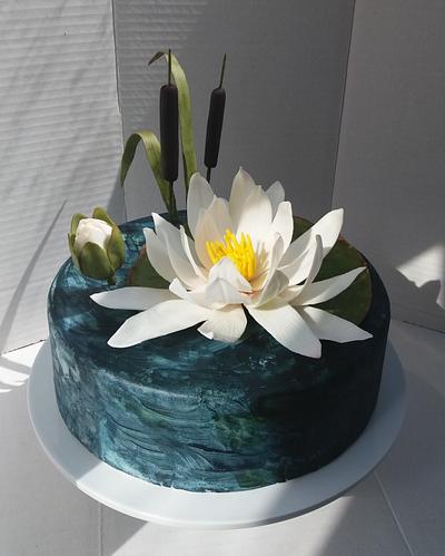 Water lily cake - Cake by Darina