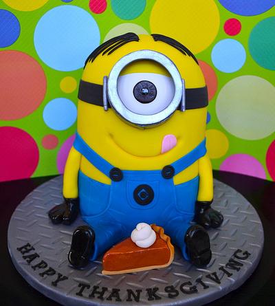 Thanksgiving Minion - Cake by Carol