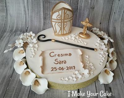  Sara's Confirmation - Cake by Sonia Parente
