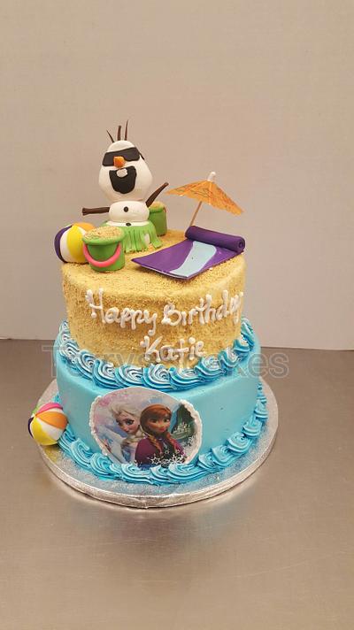Olaf summer  - Cake by TerryScakes