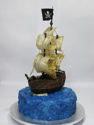 Pirate ship - Cake by Audrey's