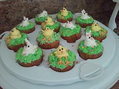 Easter/Spring  Cupcakes - Cake by Alecia