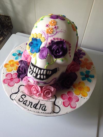 Sugar skull - Cake by Just add Candles