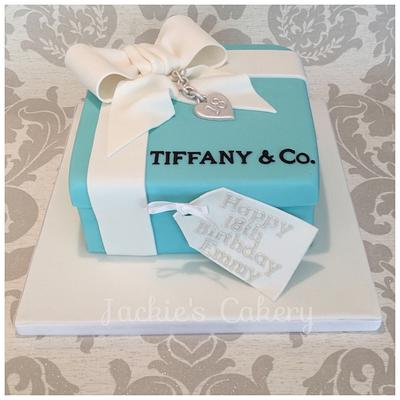 Tiffany Box - Cake by Jackie's Cakery 