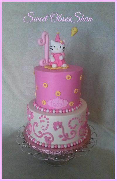 Pink Hello Kitty - Cake by Sweet ObsesShan