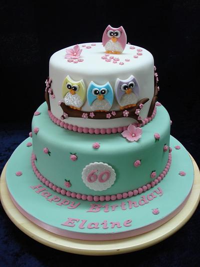 Twit Twoo Owl Cake - Cake by Alison Inglis