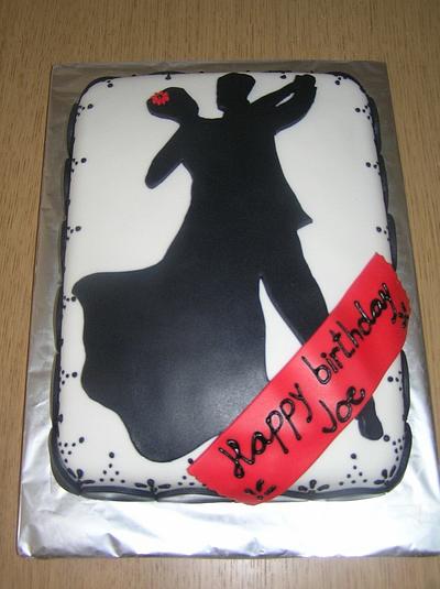 Dancing Silhouette Cake - Cake by Barbora Cakes
