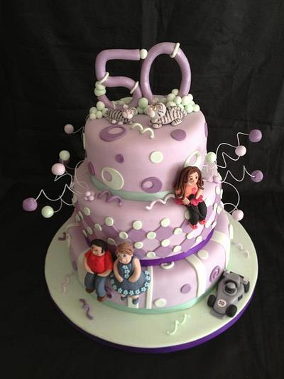 50th birthday celebration - Cake by Emma's Cakes - Cakes for all occasions