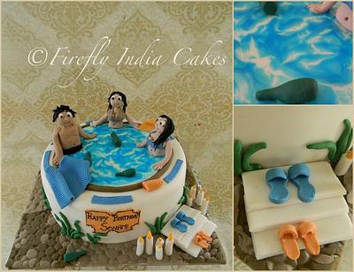 Pool Party - Cake by Firefly India by Pavani Kaur