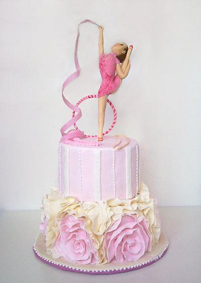 Rhythmic Gymnastics Cake - Cake by Kapka Vladimirova