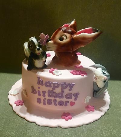 Bambi and friends - Cake by Doroty