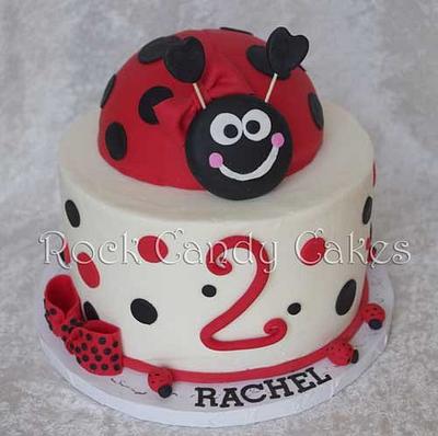 Lady Bug - Cake by Rock Candy Cakes