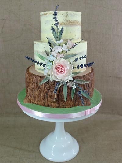 Rustic Wedding - Cake by suzanne