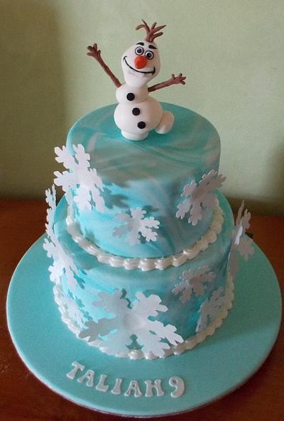 Olaf for Taliah - Cake by Kim Jury