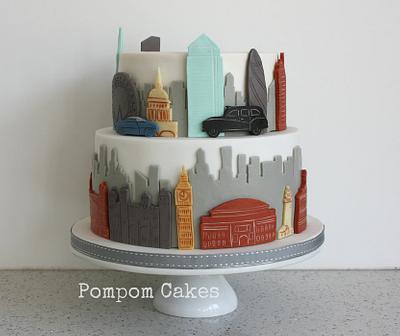 Cityscape cake - Cake by PompomCakes