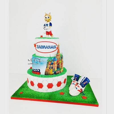 World cup 2018 cake - Cake by Cindy Sauvage 