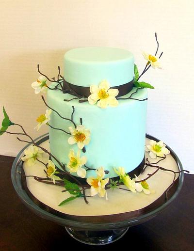 Spring Mini Tiered Cake! - Cake by Stephanie