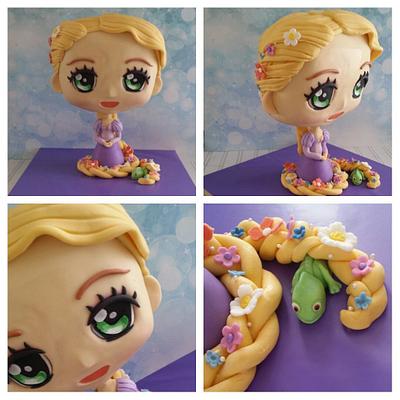 Chibi Rapunzal :) - Cake by Mmmm cakes and cupcakes