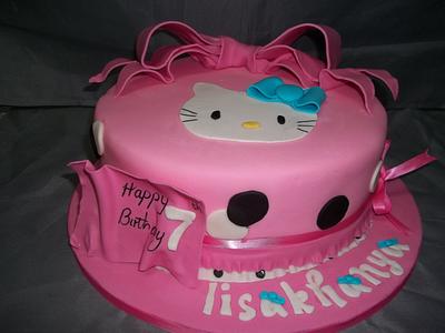 Hello Kitty in hot pink - Cake by Willene Clair Venter