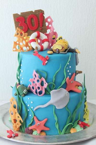 Sweet diving - Cake by Tara @ Cakes of Eden
