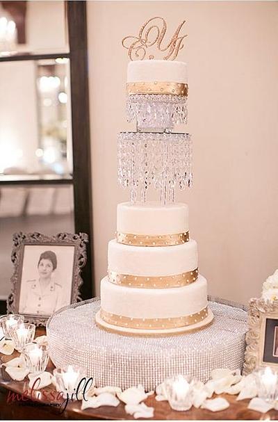 Jaime and Cory's Wedding Cake - Cake by Melissa
