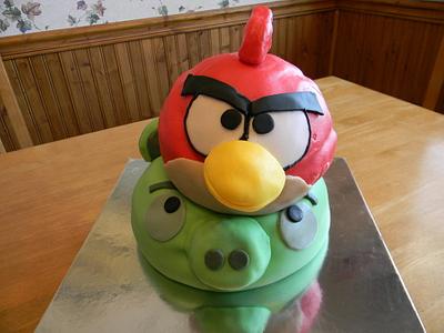 Angry Birds - Cake by Amyz