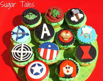 Avengers Assemble - Cake by Sugar Tales