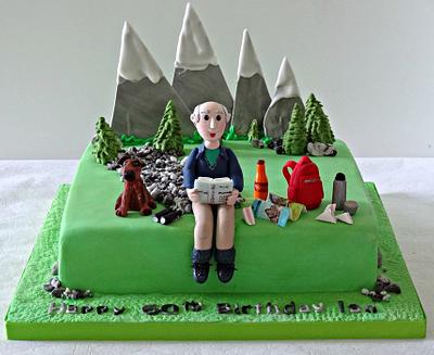 mountain climber - Cake by claire mcdonough